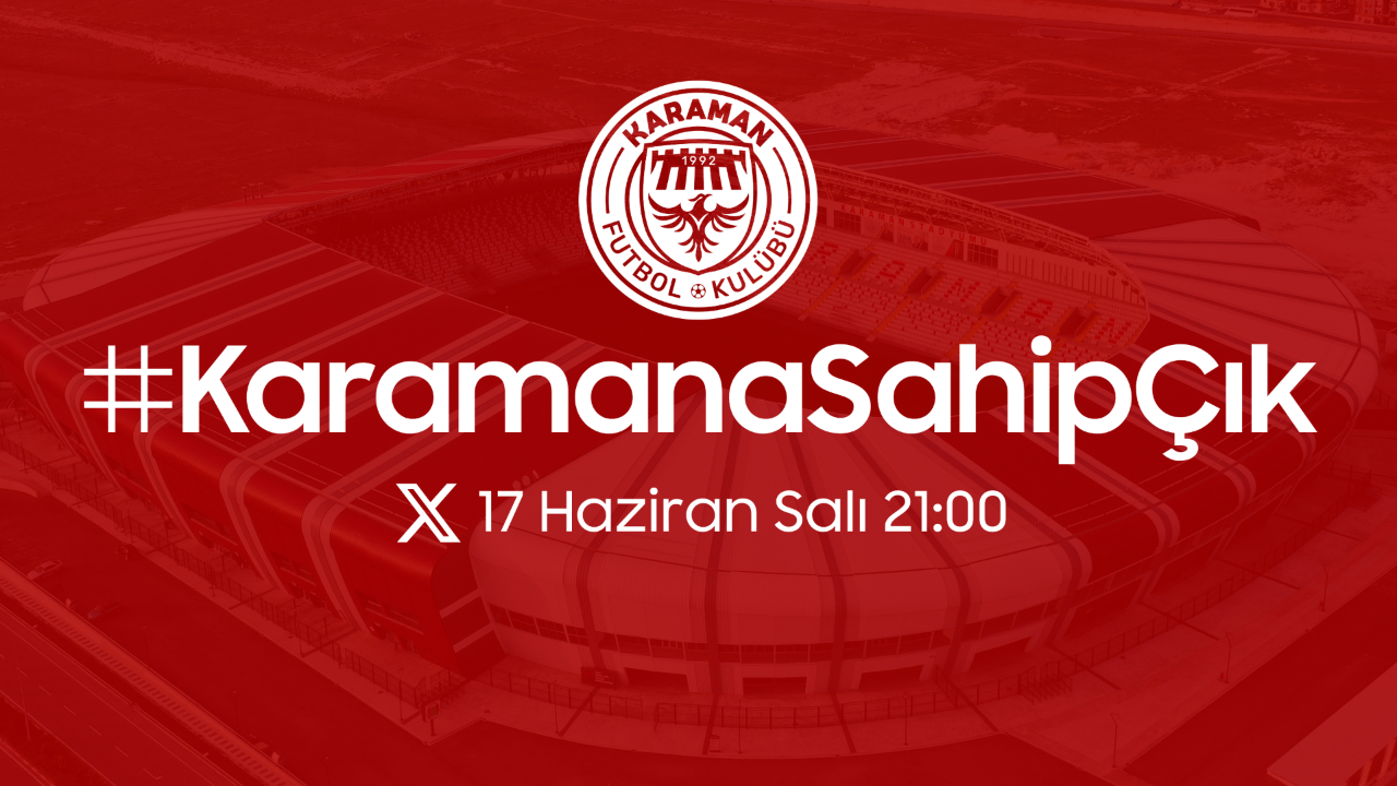 Karaman FK’nın geleceği için şehirde yaşayan herkes sorumluluk almaya davet edildi