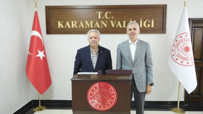 13 Yıl Sonra Görev Yaptığı Karaman’a Geldi