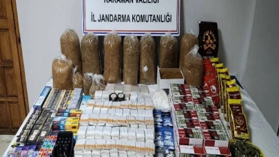 Karaman'da 10 bin makaron ve kaçak tütün ele geçirildi