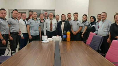 Hastanenin Özel Güvenlik Personelleri Pasta Kesti