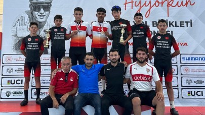 Karaman Bisiklet Takımı Altın Madalya Kazanarak Büyük Bir Başarıya İmza Attı