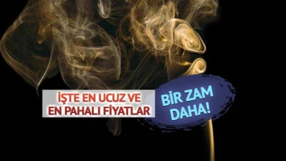 Sigaraya zam geldi