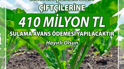 Konya Şeker’den Üreticiye 410 Milyon TL Avans Desteği