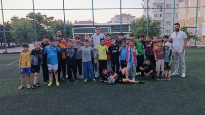 Karaman’da Yaz Kur’an Kursu Öğrencilerinden Dostluk Maçı