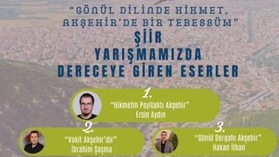 İbrahim Şaşma’ya Bir Ödülde Akşehir’den