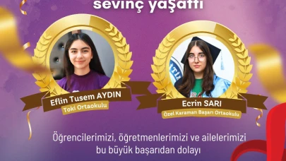 Karaman’da  523 öğrenci, LGS’de ülke genelinde ilk %15’lik dilime girerek önemli bir başarıya imza attı