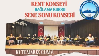 Karaman Kent Konseyi'nden Konsere Davet