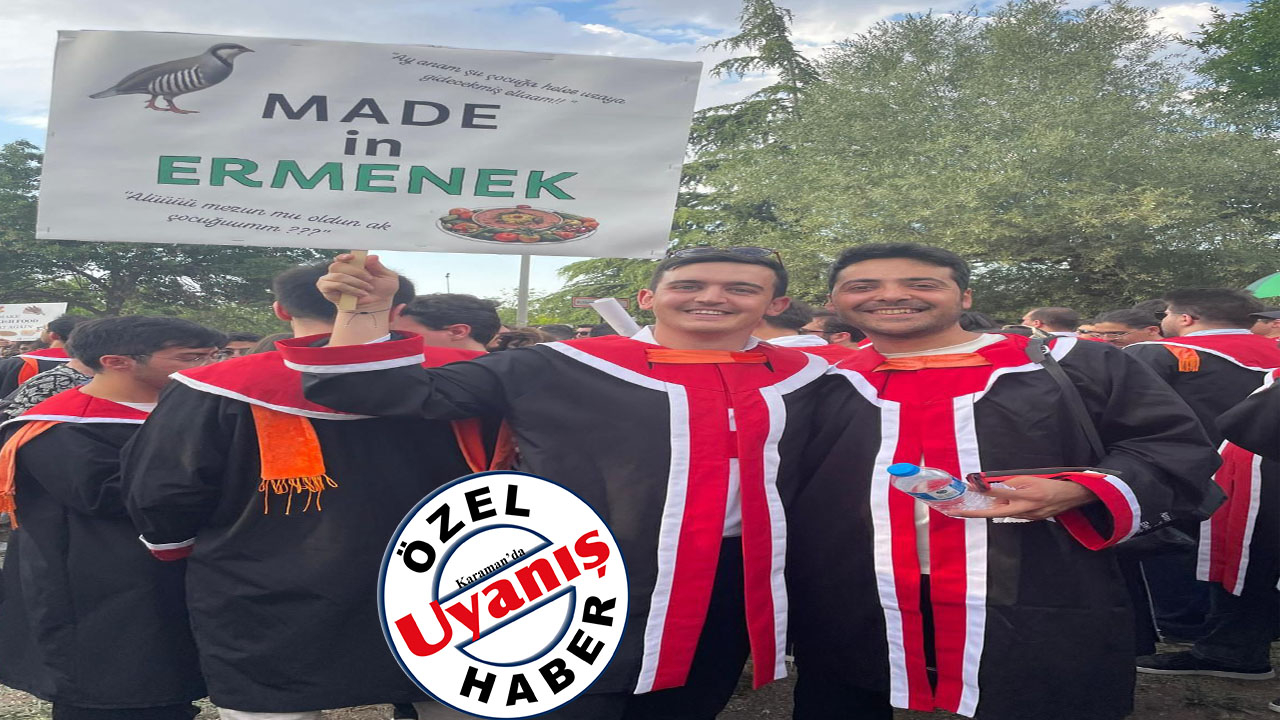 Ermenekli ODTÜ Mezunu 2 Gencin Pankartları Büyük Takdir Topladı
