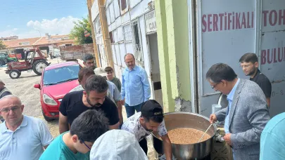 Karaman Ticaret Borsası, aşure ikramında bulundu