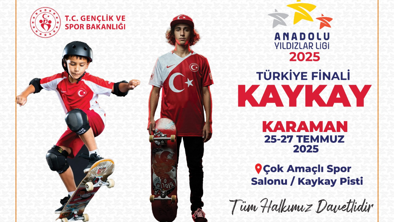 Karaman, Analig Kaykay Türkiye Birinciliğine Ev Sahipliği Yapacak