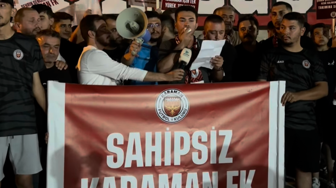 Karaman FK taraftarı: “Söz değil, artık sorumluluk bekliyoruz!”