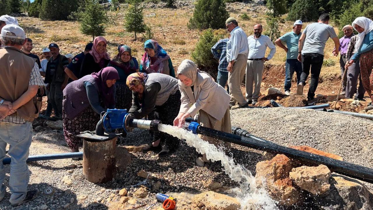 Bozkaya Köyü Yeni Su Kuyusuna Kavuştu