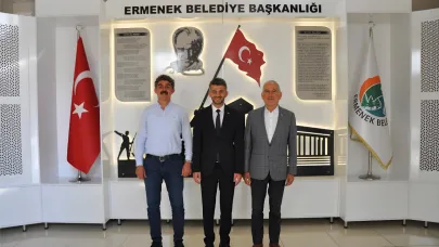 Anamur Belediye Başkanı Deniz’den Ermenek’e Ziyaret