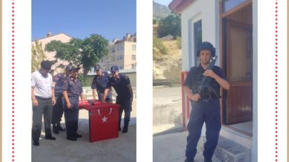 Karaman'da engelli birey bir günlük askerlik sevinci yaşadı