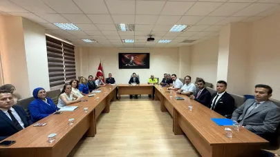Kaymakam Almalı kurum amirleriyle tanıştı