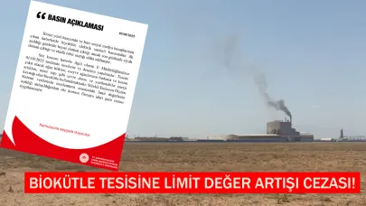 Biokütle Tesisine Limit Değer Artışı Cezası!