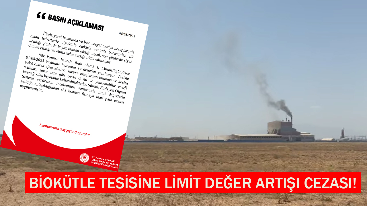 Biokütle Tesisine Limit Değer Artışı Cezası!