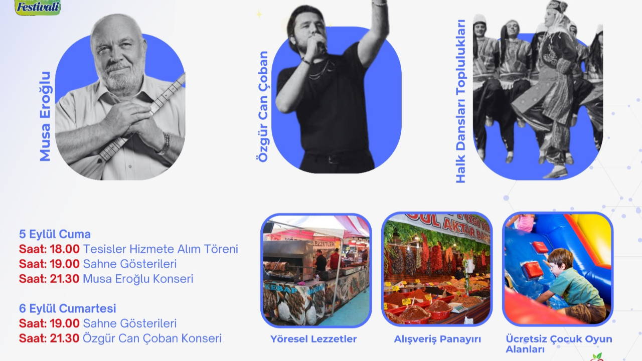 Akçaşehir'de Elma Kültür ve Sanat Festivali Düzenlenecek