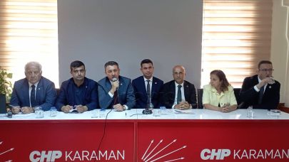 CHP Heyetinden Karaman'a Saha Çıkarması