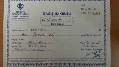 Her Caminin Bir Yetimi Olsun Projesine Destek
