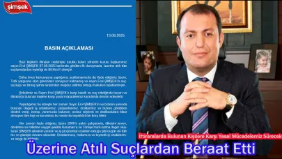 ŞİMŞEK Bisküvi; “İftiralarda Bulunan Kişilere Karşı Yasal Mücadelemiz Sürecek”