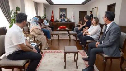 LGS birincilerinden Vali Çiçekli’ye ziyaret