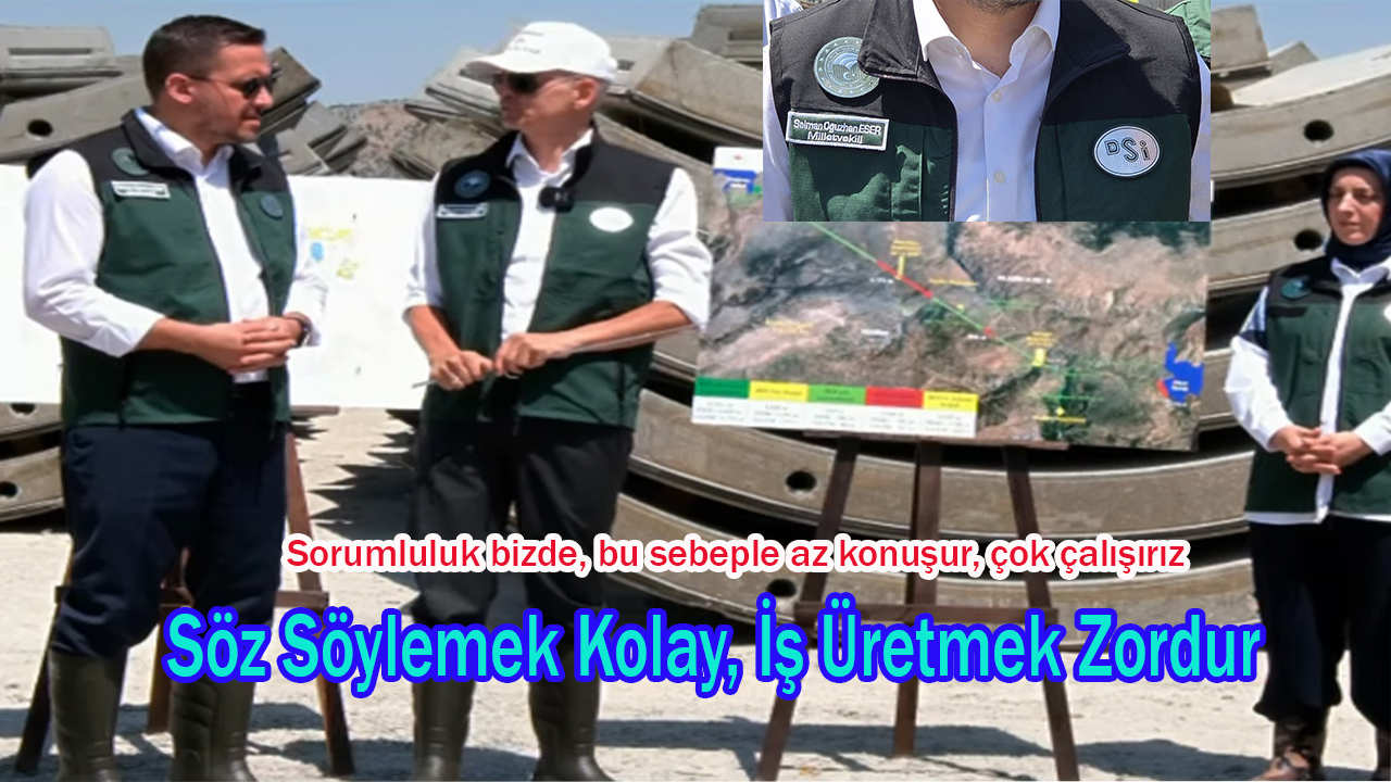 Eser: Karaman&#039;ın suyunu da geleceğini de biz düşünüyoruz. Düşünmek zorundayız
