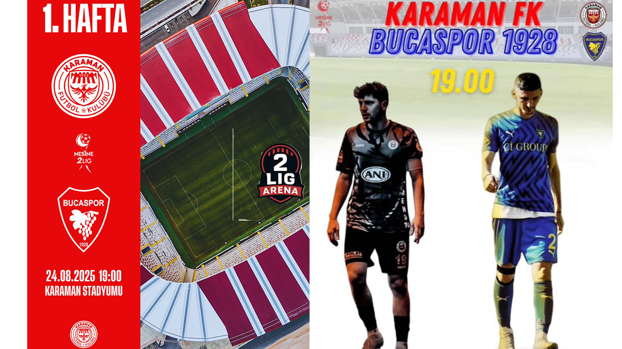 Karaman FK-Bucaspor 1928 maçı canlı yayınlanacak