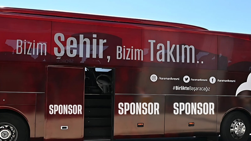 Karaman FK’nın Takım Otobüsüne Sponsor aranıyor