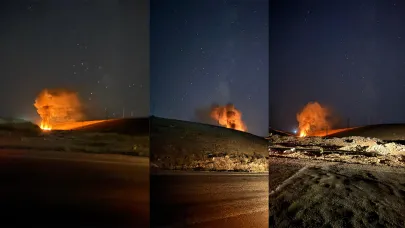 Başharman (Zengen) Yolunda Garip Yangınlar!