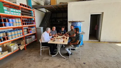 Defterdar Karpınar, İş Yeri Ziyaretlerine Devam Ediyor