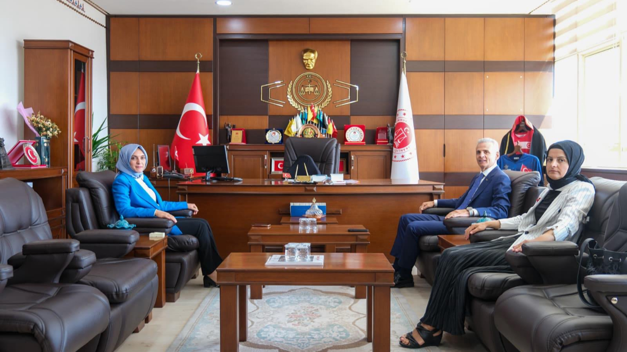 Vali Çiçekli'den Başsavcı Ünver'e Ziyaret