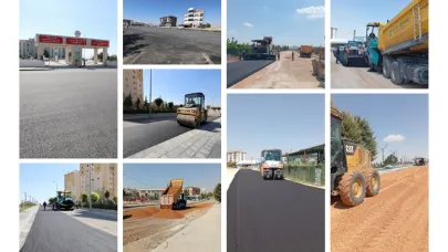 Karaman’da Sıcak Asfalt Çalışmaları Devam Ediyor