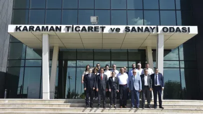 İYİ Parti Heyetinden Karaman Ticaret ve Sanayi Odası’na Ziyaret