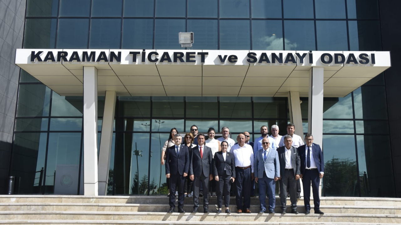 İYİ Parti Heyetinden Karaman Ticaret ve Sanayi Odası’na Ziyaret