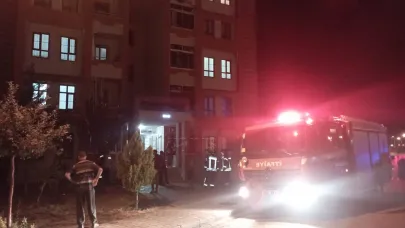 4.TOKİ'de Yangın! Tüp Alev Aldı