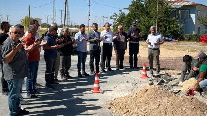 Sudurağı Kasabasında Asbestli Su Boruları Değiştiriliyor
