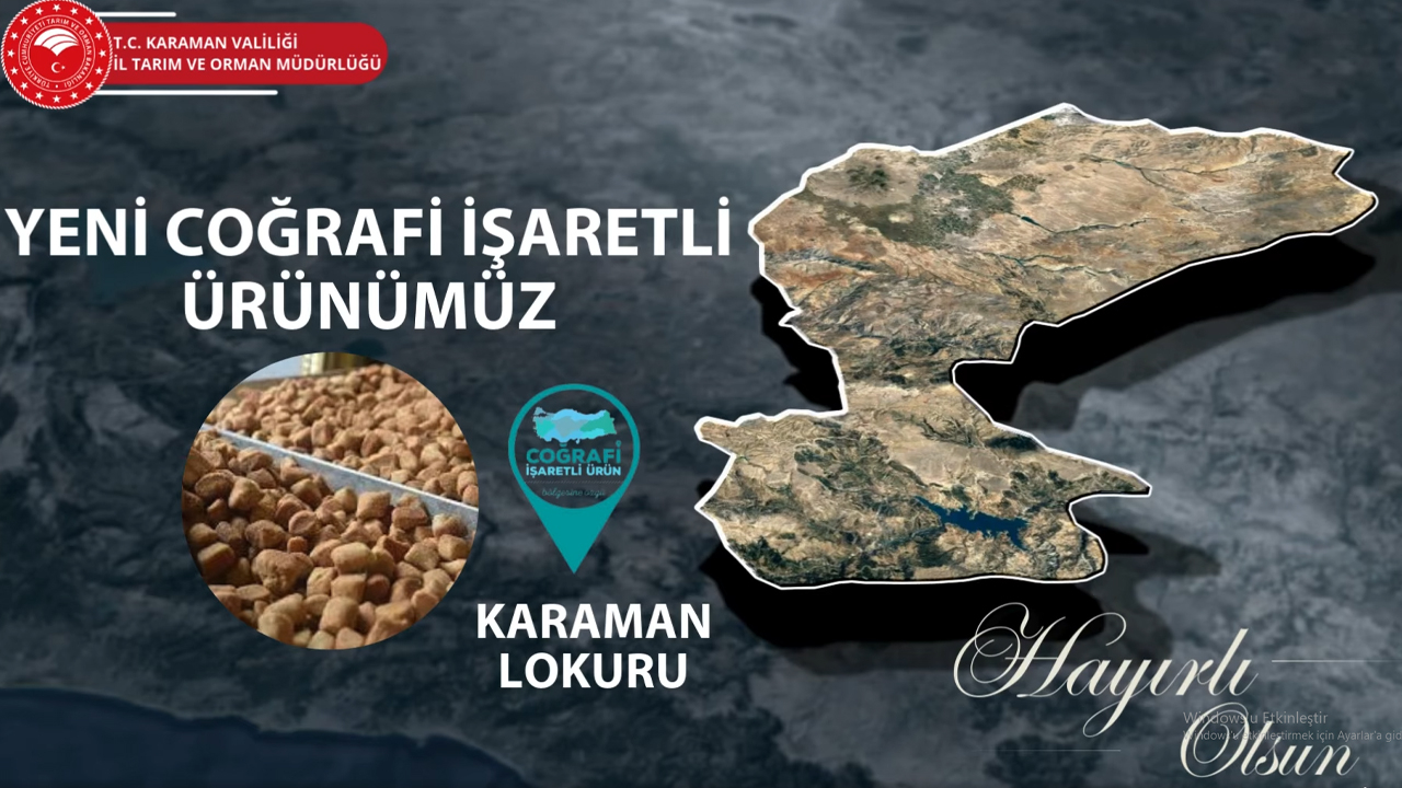 Karaman Lokuru Coğrafi İşaret Aldı