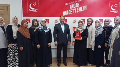 Saadet Partisi Karaman Kadın Kollarında Görev Değişimi