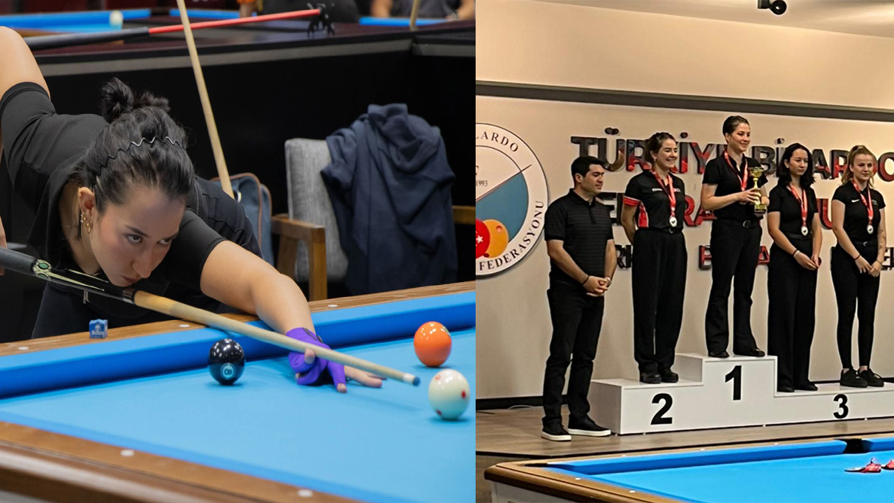 Azra Polat’tan Bilardo’da Türkiye Üçüncülüğü