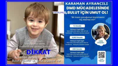 DMD Hastası Minik Umut Destek Bekliyor