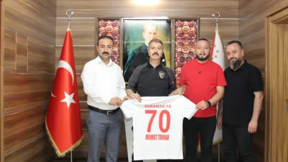 Karaman FK Yönetiminden Turhan’a Ziyaret