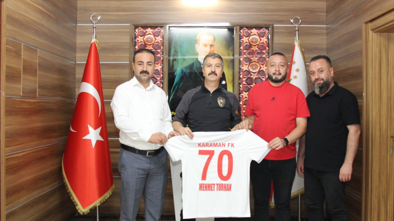 Karaman FK Yönetiminden Turhan’a Ziyaret