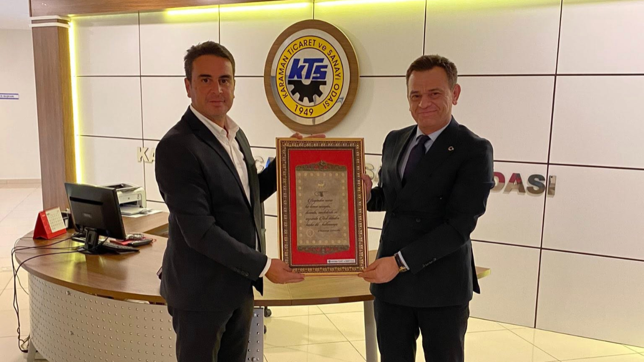 Orta Anadolu Gümrük ve Dış Ticaret Bölge Müdürü Alkan’dan Karaman TSO’ya Ziyaret