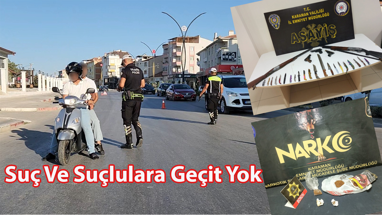 Karaman Emniyeti’nin Denetimleri Aralıksız Sürüyor