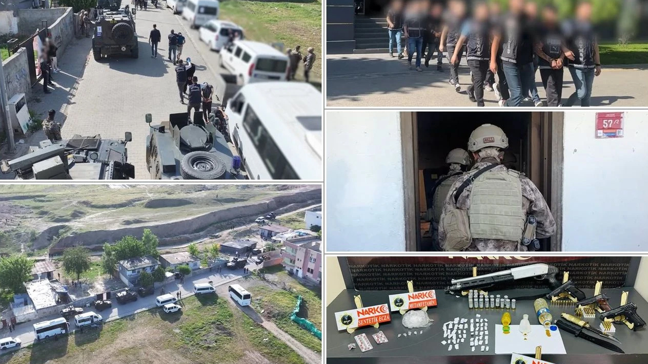 Karaman Dâhil 74 İl’de Uyuşturucu Operasyonu