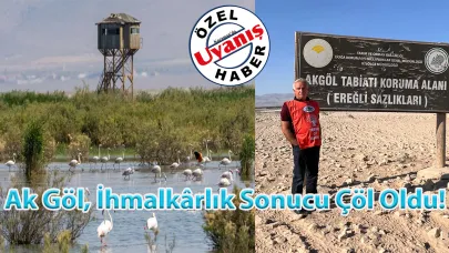 Ak Göl, İhmalkârlık Sonucu Çöl Oldu!