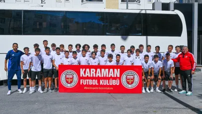 Karaman FK’nın Gençleri Galibiyet İçin Yola Çıktı. Başarılar Çocuklar