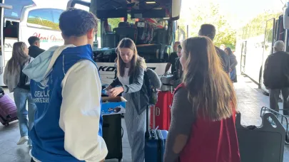 Karaman'da Üniversite kazanan öğrencilere sıcak karşılama