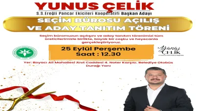 Çelik: "Değişim İradesinin Göstergesi Olacak"